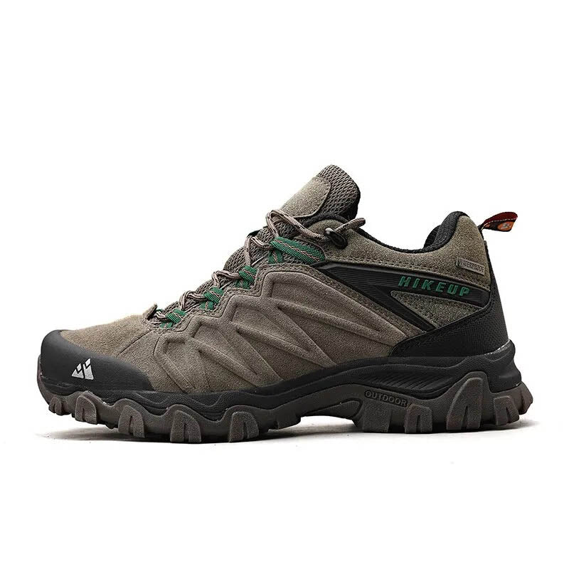 Chaussure de randonnée homme cuir brun robuste