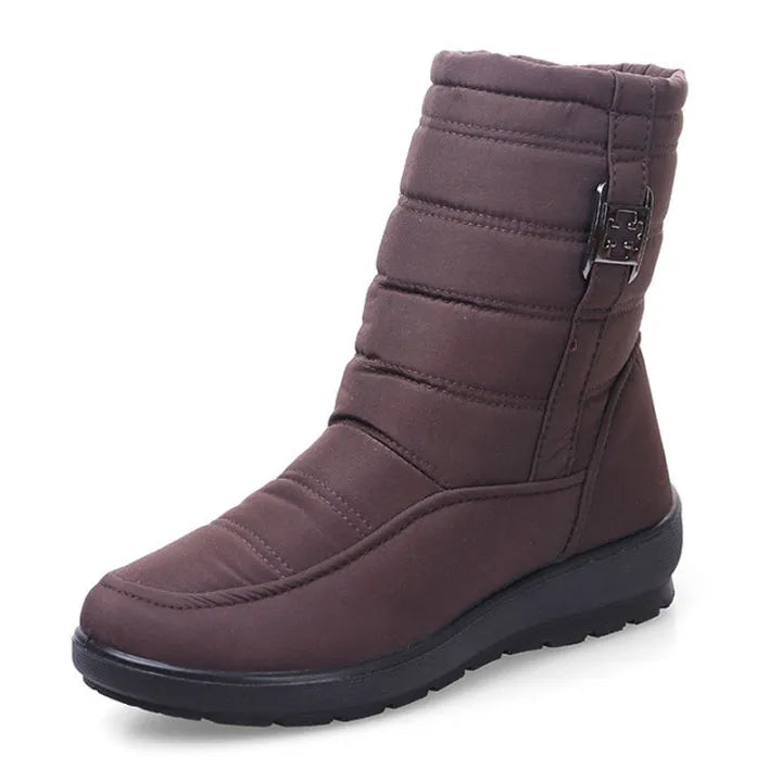 Bottines D'hiver Fourrées Imperméables Pour Femmes - Noir - Scratch - Neuves Avec Emballage