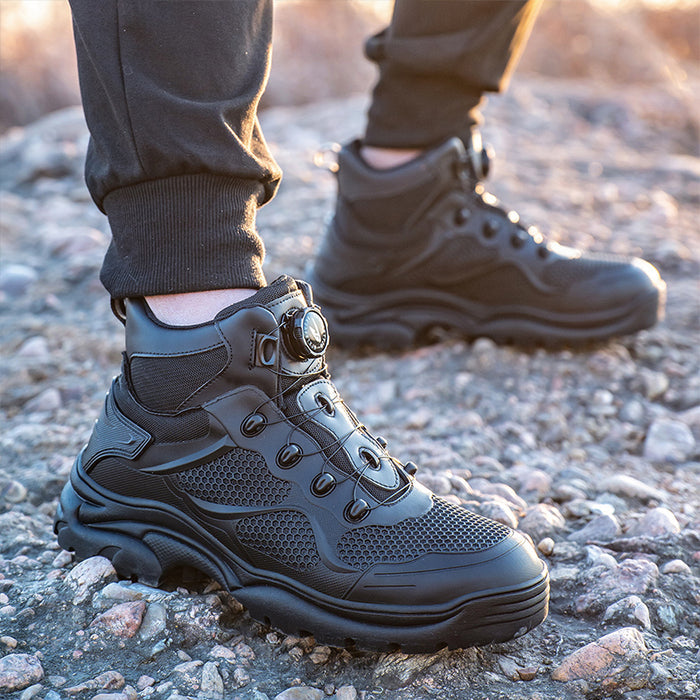 Bottes De Sécurité Homme Et Femme Chaudes - Embout Acier - Antidérapantes - Légères Et Confortables Avec Boucle Pivotante