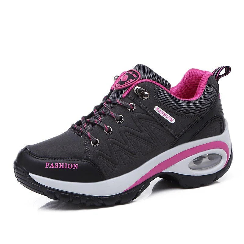 Baskets_Femme_Confortables_et_Antiderapantes_Randonnee_Activites_Outdoor_gris foncé 2