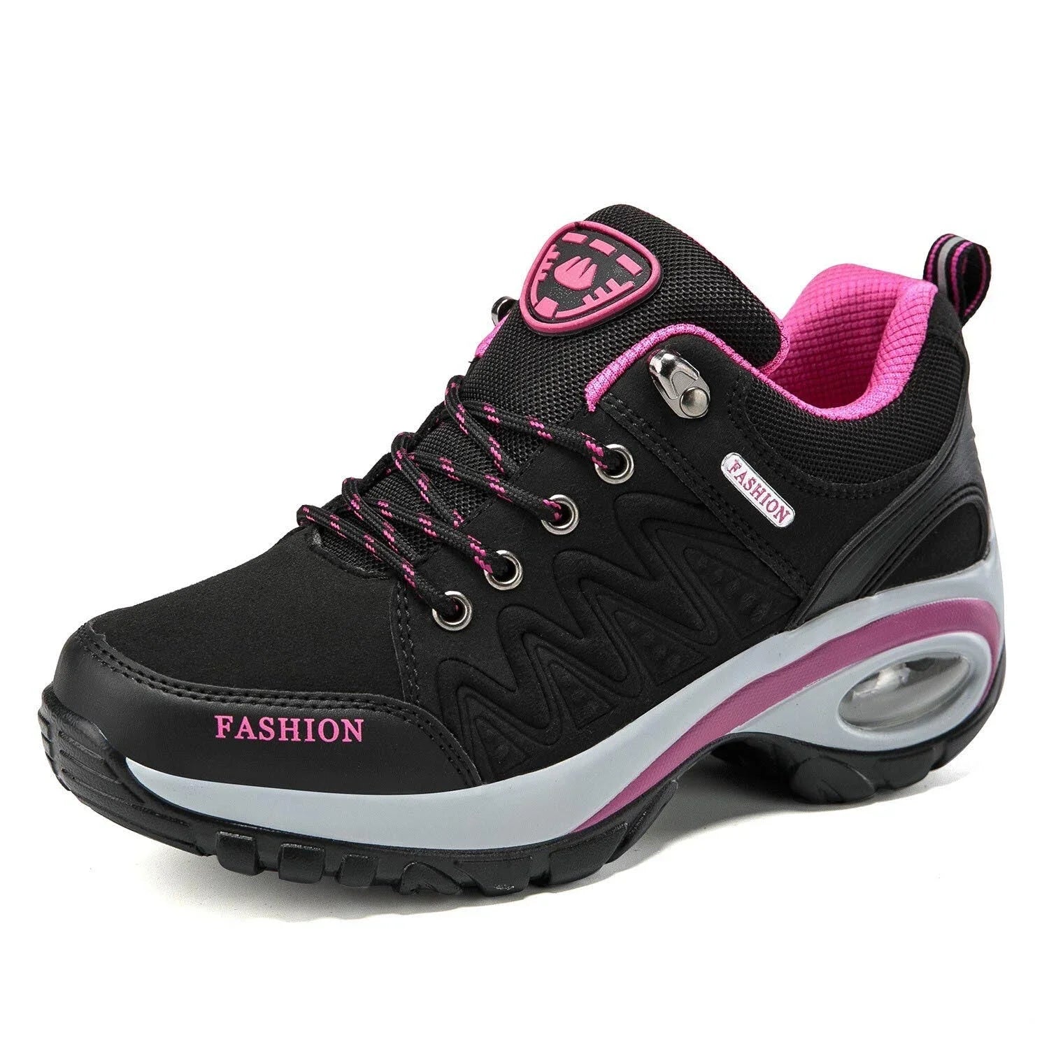 Baskets Femme Confortables et Antidérapantes – Randonnée & Activités Outdoor noir