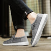 Baskets Minimalistes a Bout Large gris1