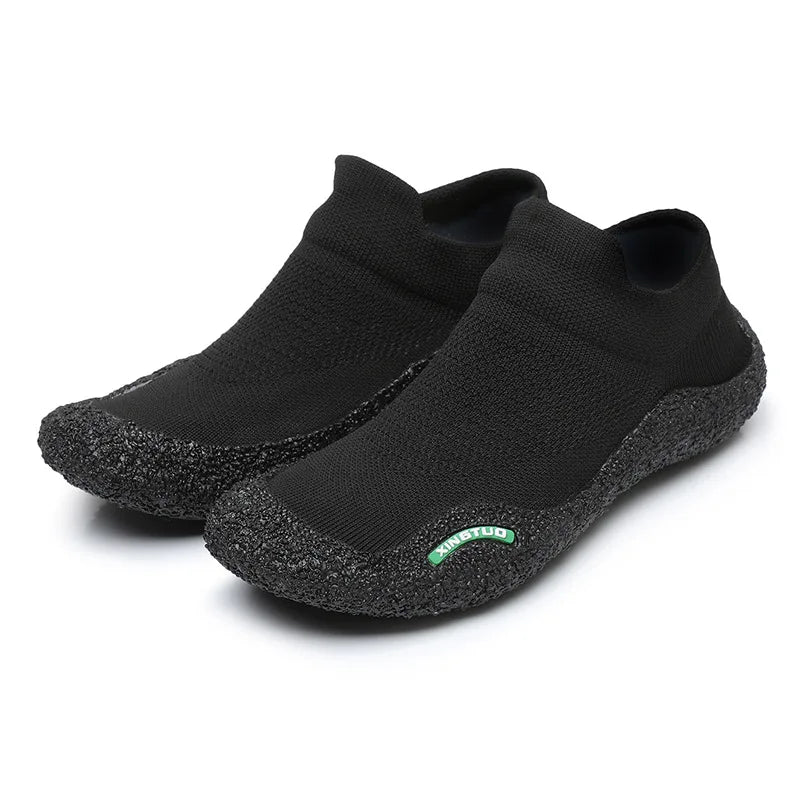 Baskets Pieds Nus Respirantes & Confortables - Unisexe noir