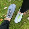 Baskets a pieds nus Legeres et Respirantes - Unisexe blanc et gris