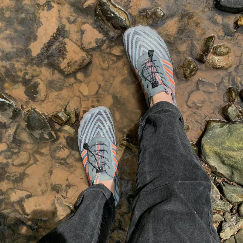 Baskets a pieds nus Legeres et Respirantes - Unisexe gris1
