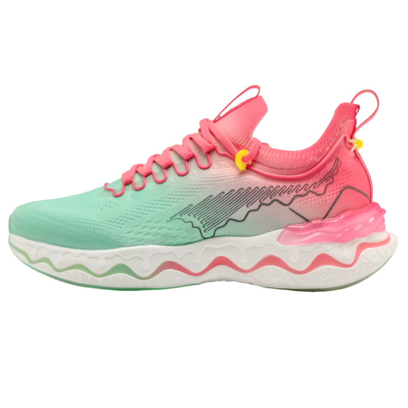 Baskets de Course Amortissantes et Antiderapantes - Pour Hommes rose vert