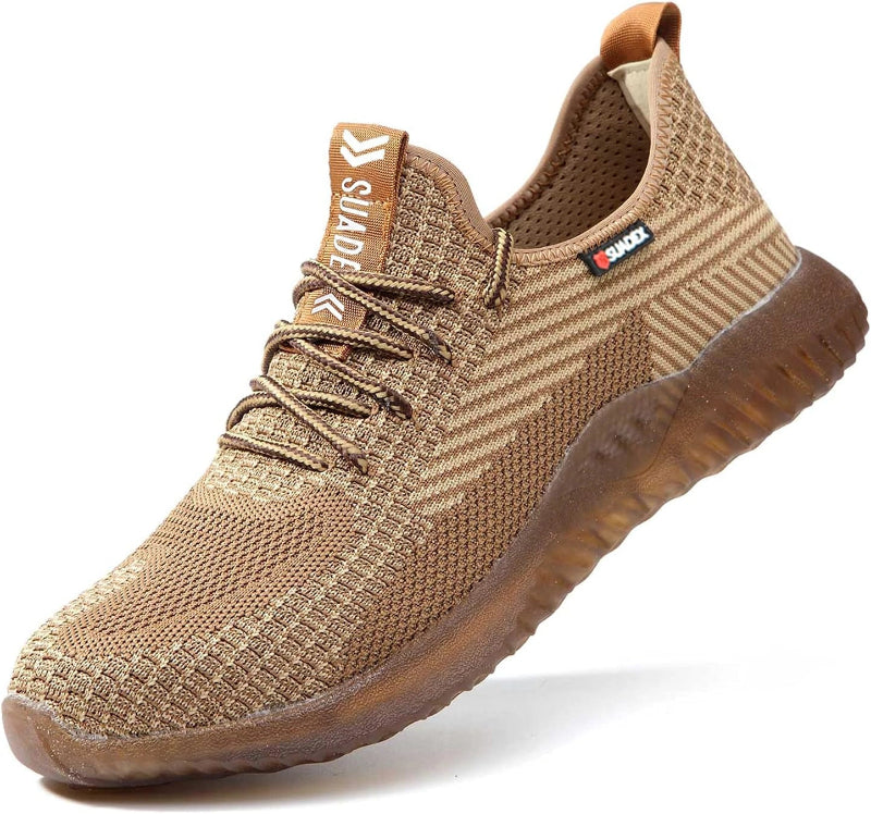 Baskets de Securite Legeres a Embout Composite et Anti-Crevaison - Unisexe marron3