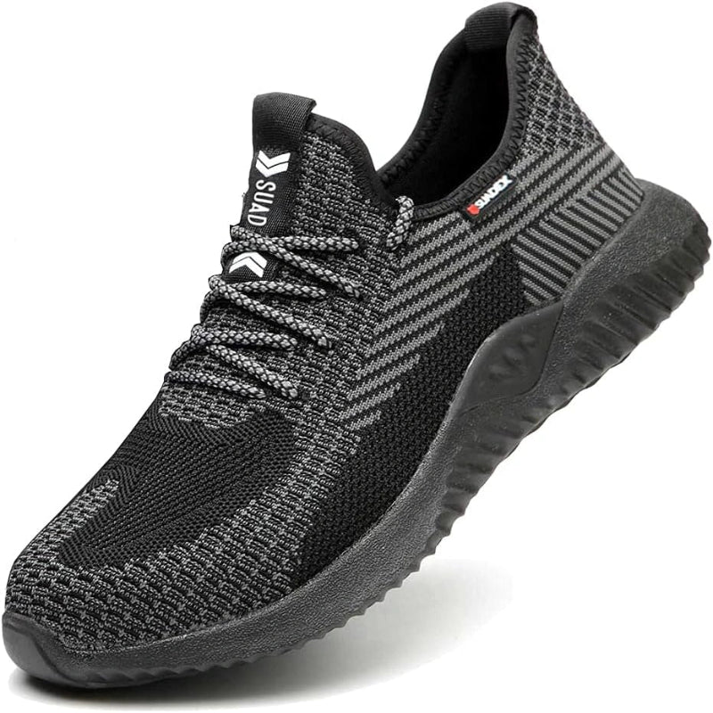 Baskets de Securite Legeres a Embout Composite et Anti-Crevaison - Unisexe noir2