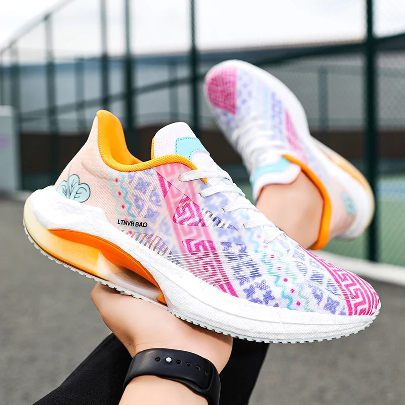 Baskets de Sport Amortissantes et Confortables - Unisexe orange1