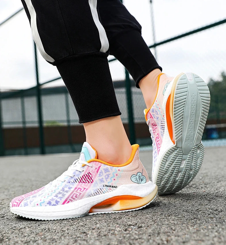 Baskets de Sport Amortissantes et Confortables - Unisexe orange3