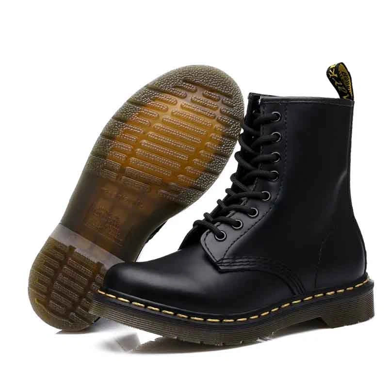 Bottes Martin Classiques de Haute Qualité – Élégance Britannique Intemporelle-noir1