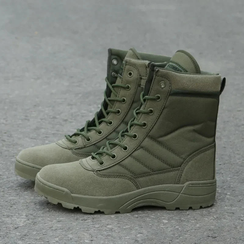 RIELD Bottes de travail tactiques ilitaires pour hoe Fereture éclair latérale Jungle Ary RIELD Bottes de travail tactiques ilitaires pour hoe Fereture éclair latérale Jungle Ary