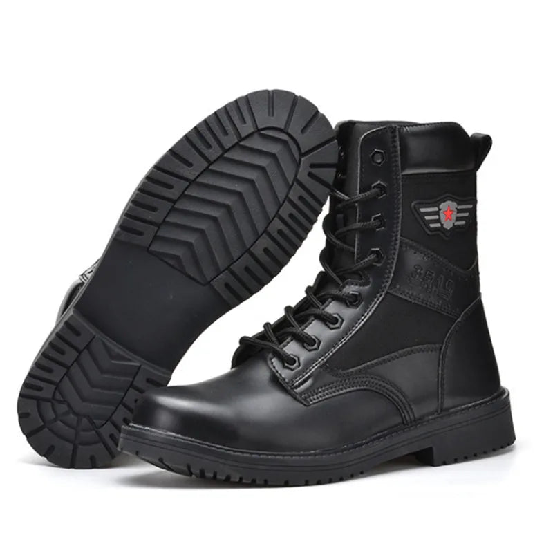 Bottes Militaires avec embout en Acier - unisexe 3