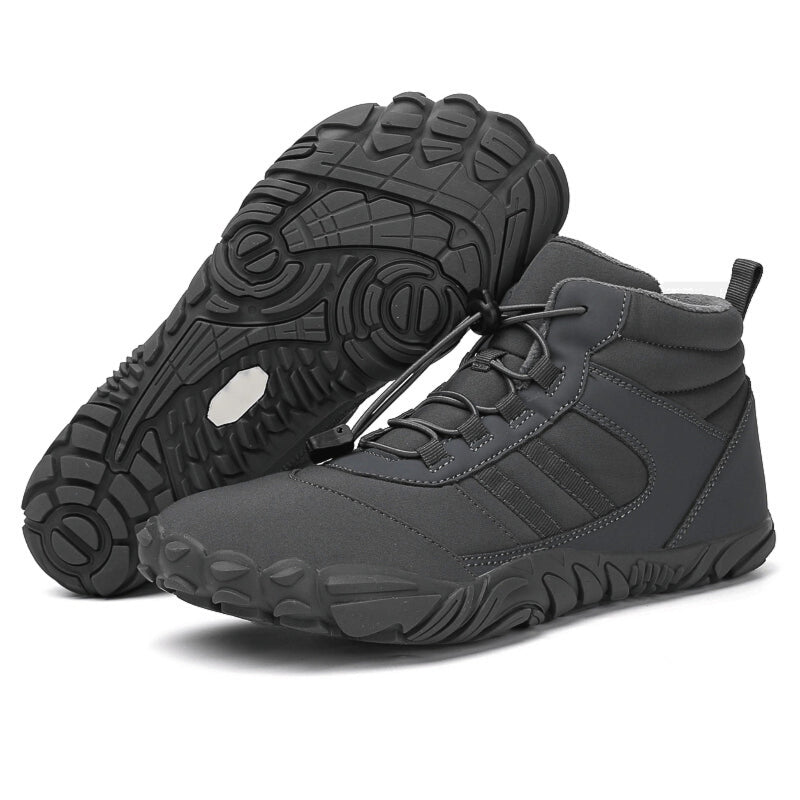 Bottes dHiver Pieds Nus Impermeables gris