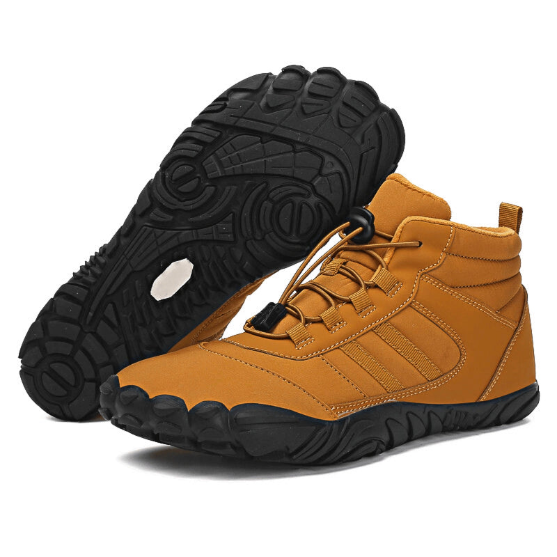 Bottes dHiver Pieds Nus Impermeables jaune
