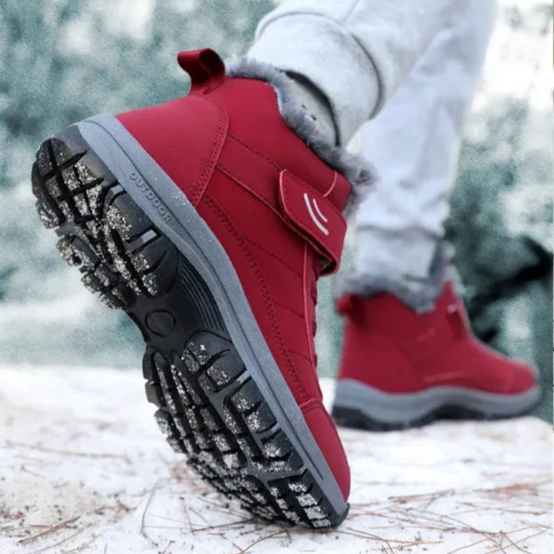 Bottes en daim imperméables pour hommes et femmes bottes de neige en peluche bottes chaudes Bottes en daim imperméables pour hommes et femmes bottes de neige en peluche bottes chaudes