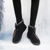 Bottes d'Hiver Chaudes et Confortables avec Fermeture Reglable- Unisexe noir