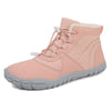 Bottes de Neige Minimalistes, Chaudes et Imperméables pour Hiver-rose1