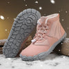 Bottes de Neige Minimalistes, Chaudes et Imperméables pour Hiver-rose3