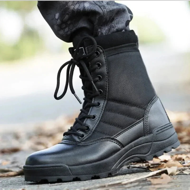 Bottes de Randonnée Unisexe pour Hommes et Femmes Confort & Durabilité-noir1