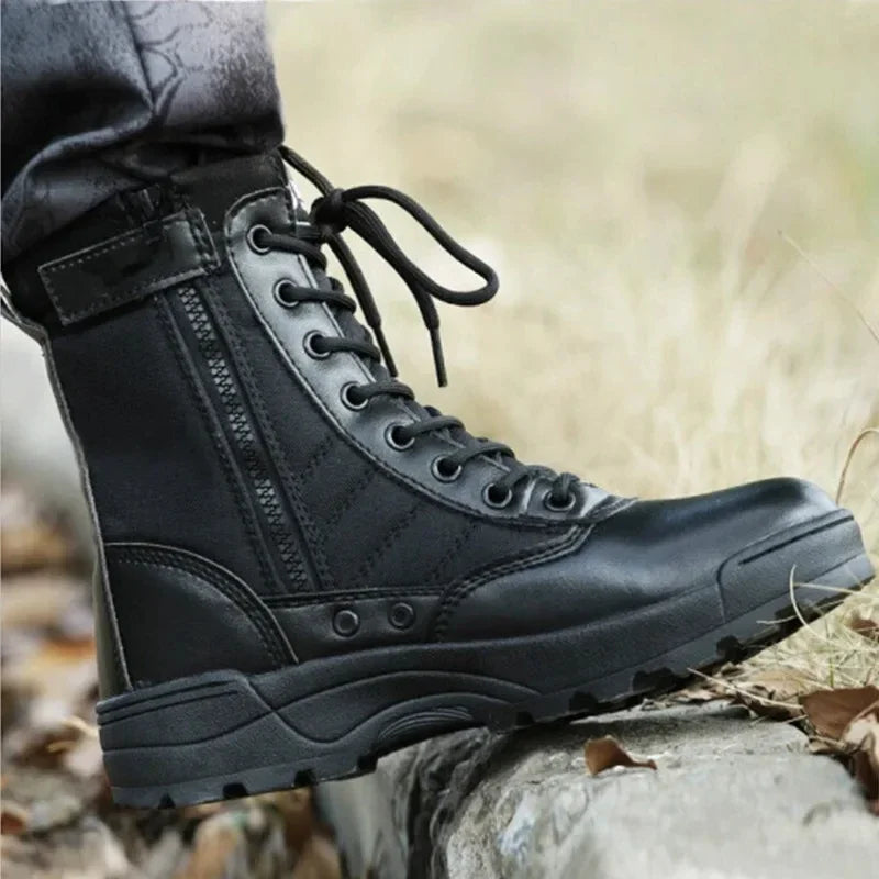 Bottes de Randonnée Unisexe pour Hommes et Femmes Confort & Durabilité-noir2