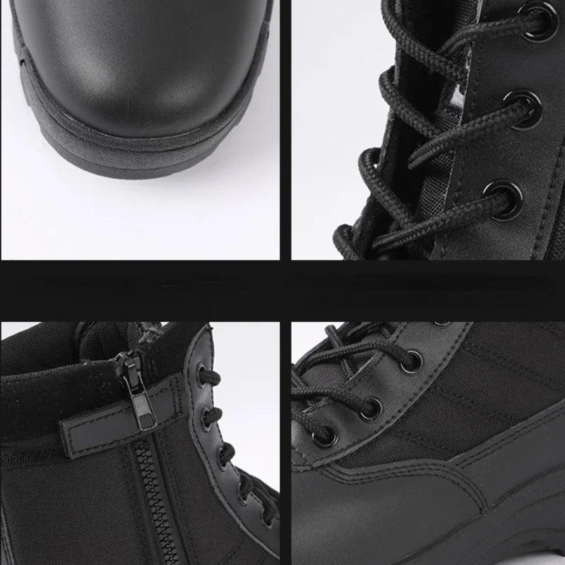 Bottes de Randonnée Unisexe pour Hommes et Femmes Confort & Durabilité-noir4