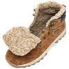 Bottes de Randonnée Hivernales Imperméables pour hommes et femmes marron1