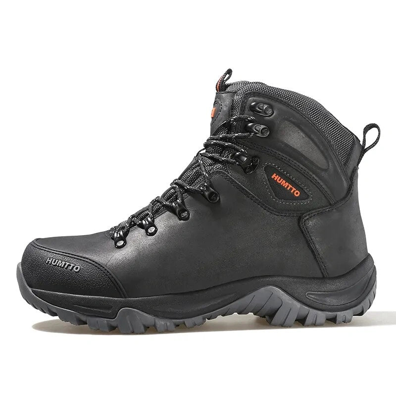 Bottes de Randonnee et Neige Confortable et Antiderapante - Pour Hommes noir