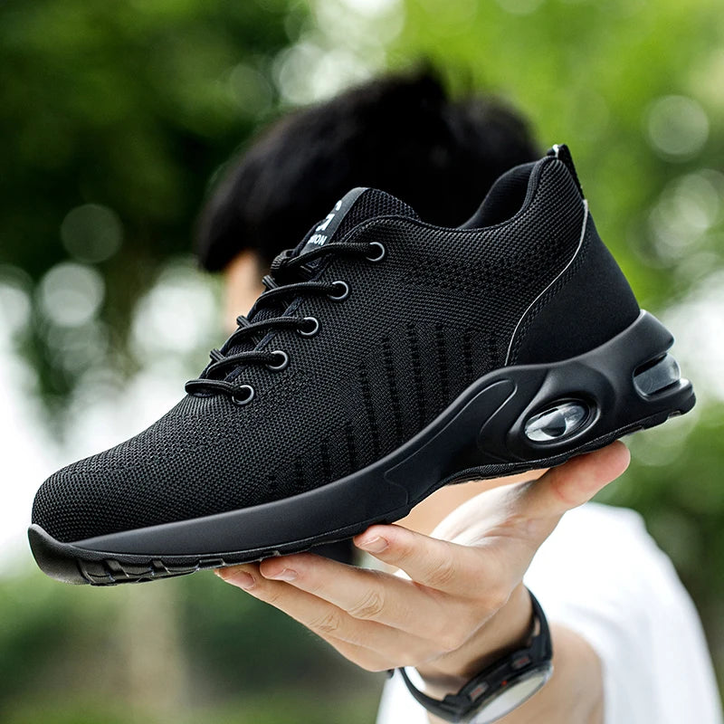 Chaussures De Sécurité Femme - Bottines Légères Avec Embout Acier Et Semelle Anti-perforation Kevlar, Confortables Et Antidérapantes