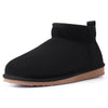 Bottines d'Hiver Confortables et Chaleureuses en Fourrure Douce - Pour Femmes noir