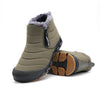 Bottines d'Hiver en Fourrure Douce et Antiderapantes - Unisexe vert1
