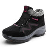 Bottines d'Hiver et Randonnee Confortables avec Doublure en Fourrure - Pour Femmes noir4