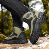 Bottines de Randonnee Chaudes, Impermeables et Confortables - Pour Hommes vert noir1