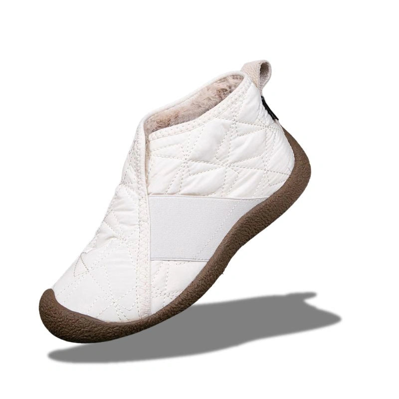 Bottines matelassées  légères Confort, Style et Chaleur pour l'Hiver-creamy1