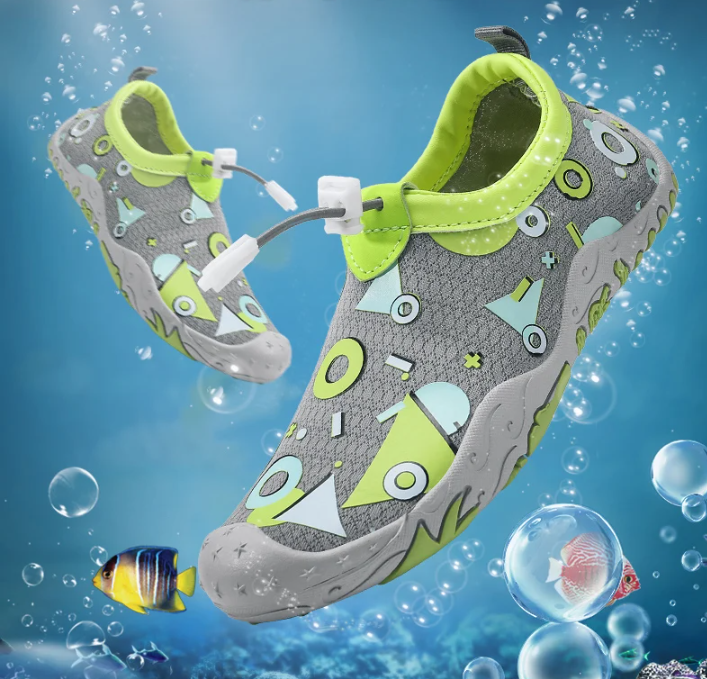 Chaussures pieds nus aquatiques élastiques pour enfants