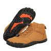 Chaussures Randonnée pieds nus imperméables et chaudes pour l'hiver Homme et Femme-jaune2