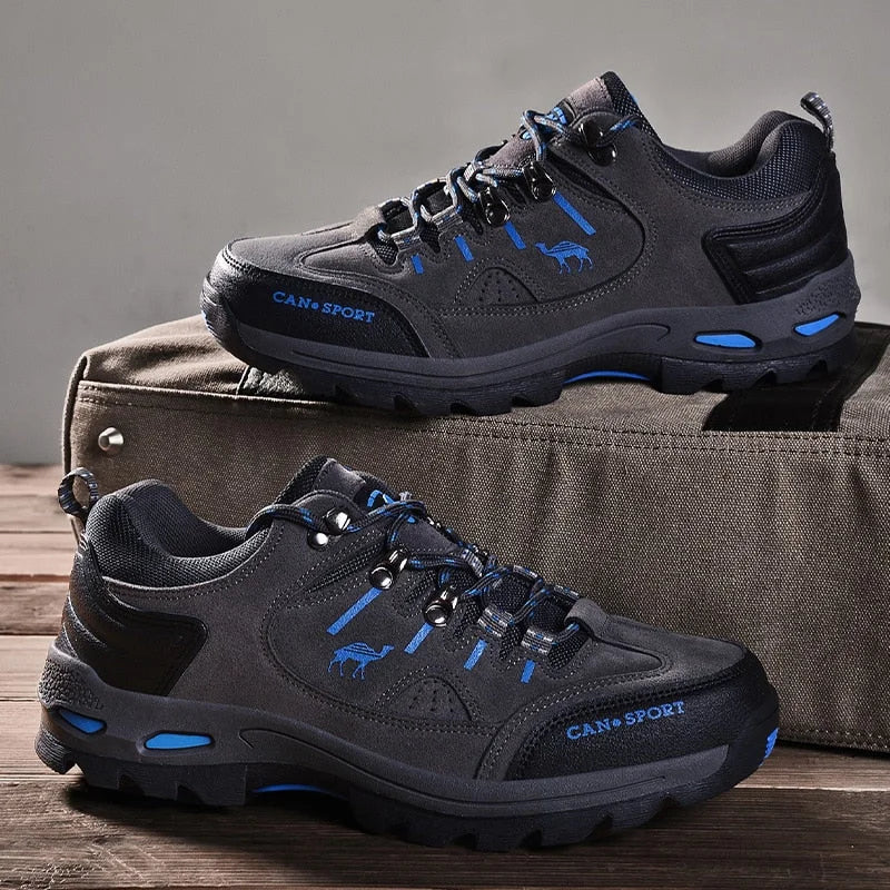 Chaussures de Randonnee Impermeables Haut de Gamme pour homme bleu