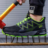 Chaussures de Securite Anti-coup en Acier pour Homme vert7