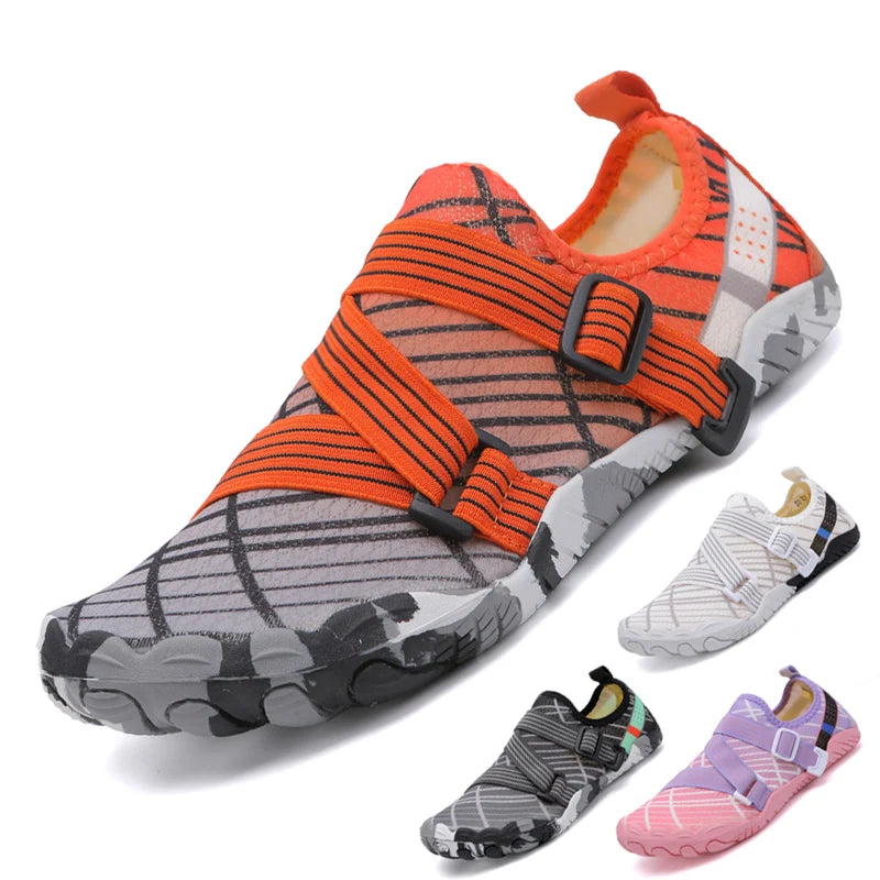 HKR Chaussures D'Eau Pour Enfants Garçons - Séchage Rapide, Antidérapantes, Idéales Piscine Et Plage EU35