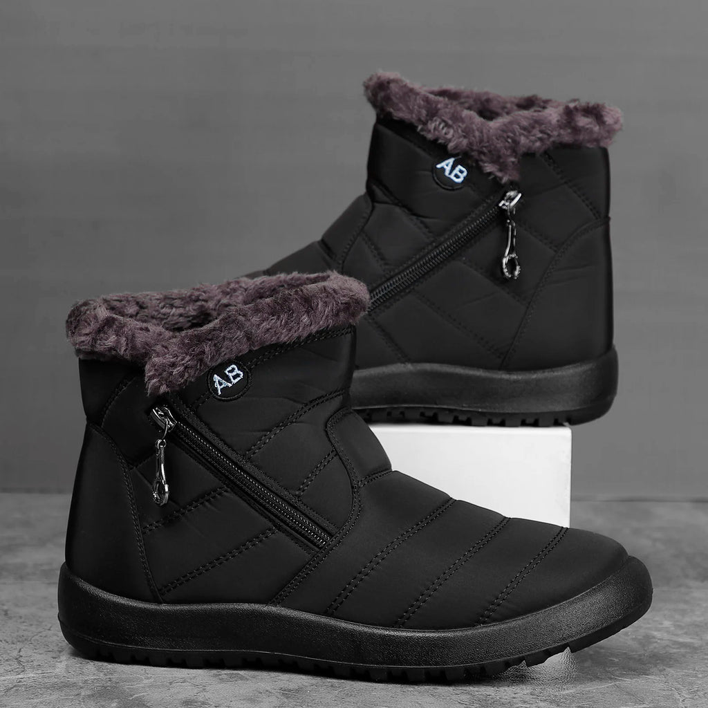 Bottes D'Hiver Hommes Imperméables - Doublure Polaire - Semelle Antidérapante - Résistantes Au Froid Jusqu'à -10°C - 2
