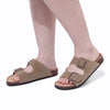 Sandales Legeres a Double Boucle abricot3