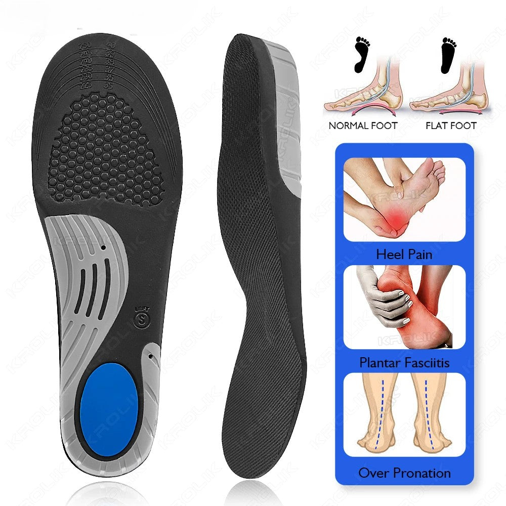 Semelles Intérieures Orthopédiques pour Pieds Plats