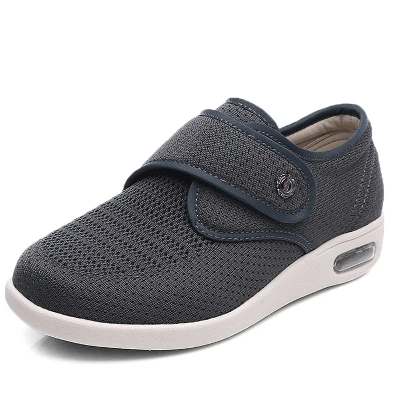 chaussures-orthopediques-confortable-femme-casual-gris