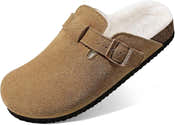 Chaussons Femme Doublés Peluche - Confort Chaud Hiver, Semelle Mémoire De Forme - 13