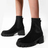 Bottines Chelsea Confortables avec Semelle Antiderapante noir
