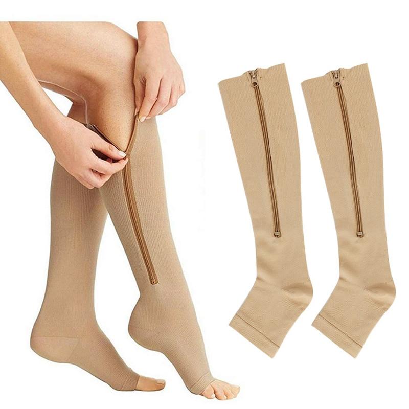 Chaussettes De Compression Bamboo - Confort & Soutien - Circulation Sanguine Améliorée - Sport & Quotidien - Tissu Respirant Anti-Odeur